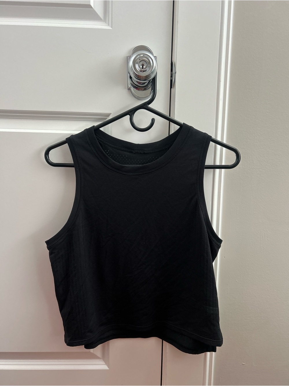 Black lululemon boxy Tank Top